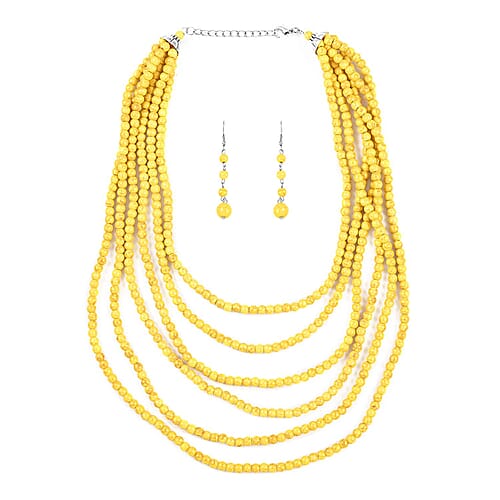 Yellow Howlite - Product card gallery slide 1 (9431359127807)