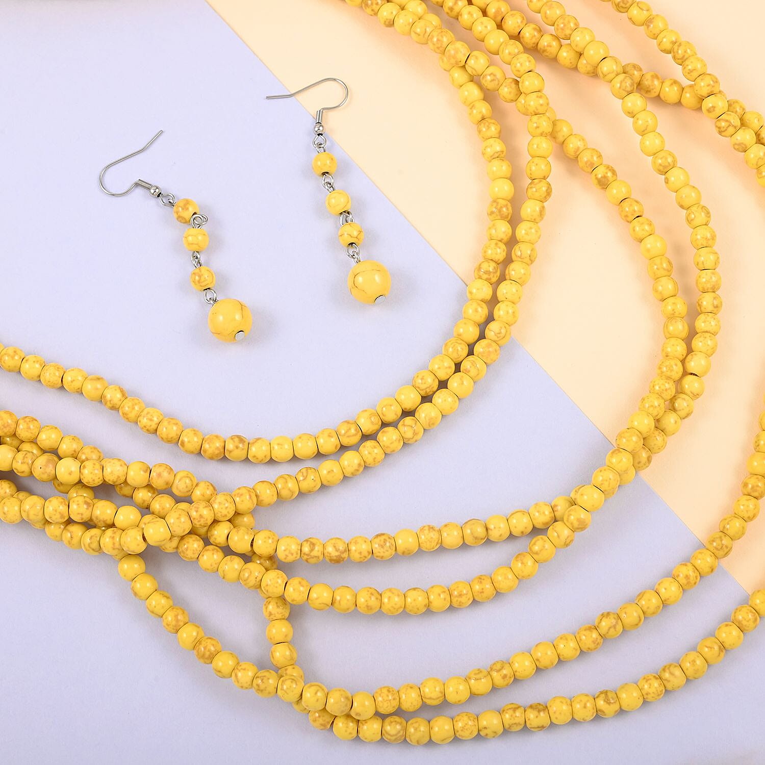 Yellow Howlite - Product card gallery slide 2 (9431359127807)