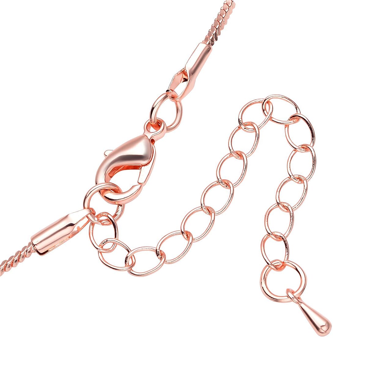 Austrian Crystal Tree of Life Pendant Necklace 29 Inches in Rosetone image number 5