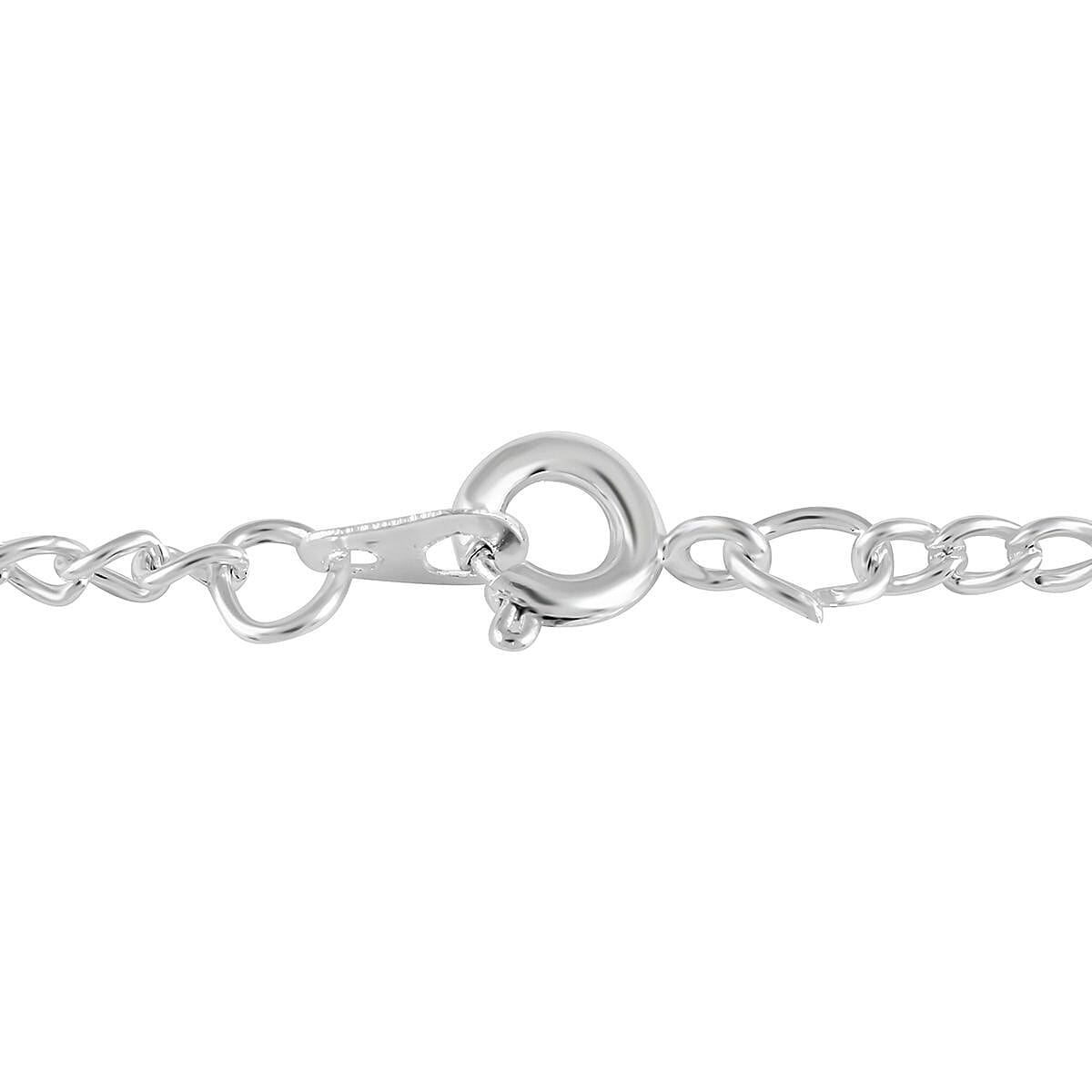 Rutile Quartz Cross Pendant Necklace 18 Inches in Silvertone 12.25 ctw image number 4