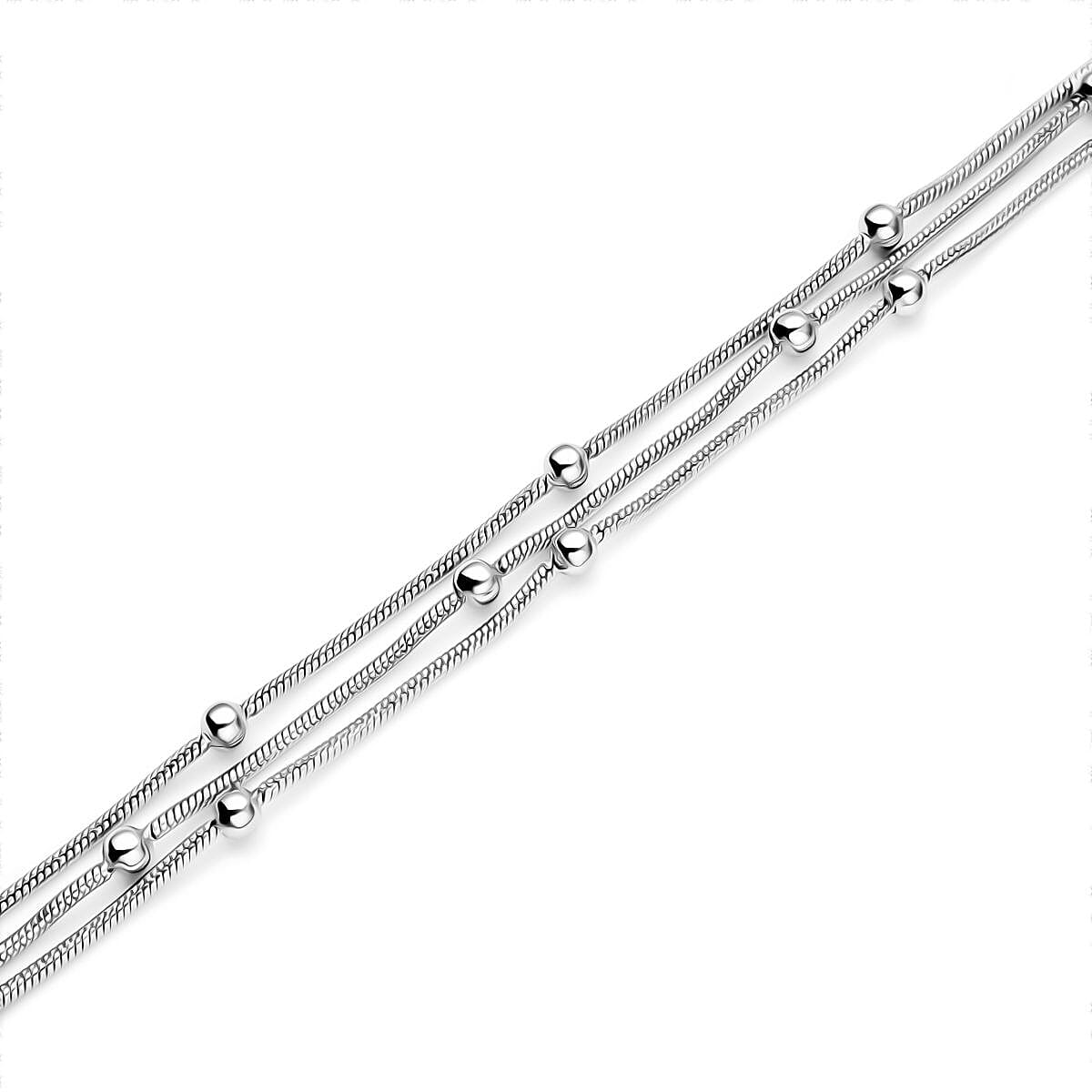 Dangle Earrings and Layered Bracelet (7.50-9.0In) in Stainless Steel | Tarnish-Free, Waterproof, Sweat Proof Jewelry