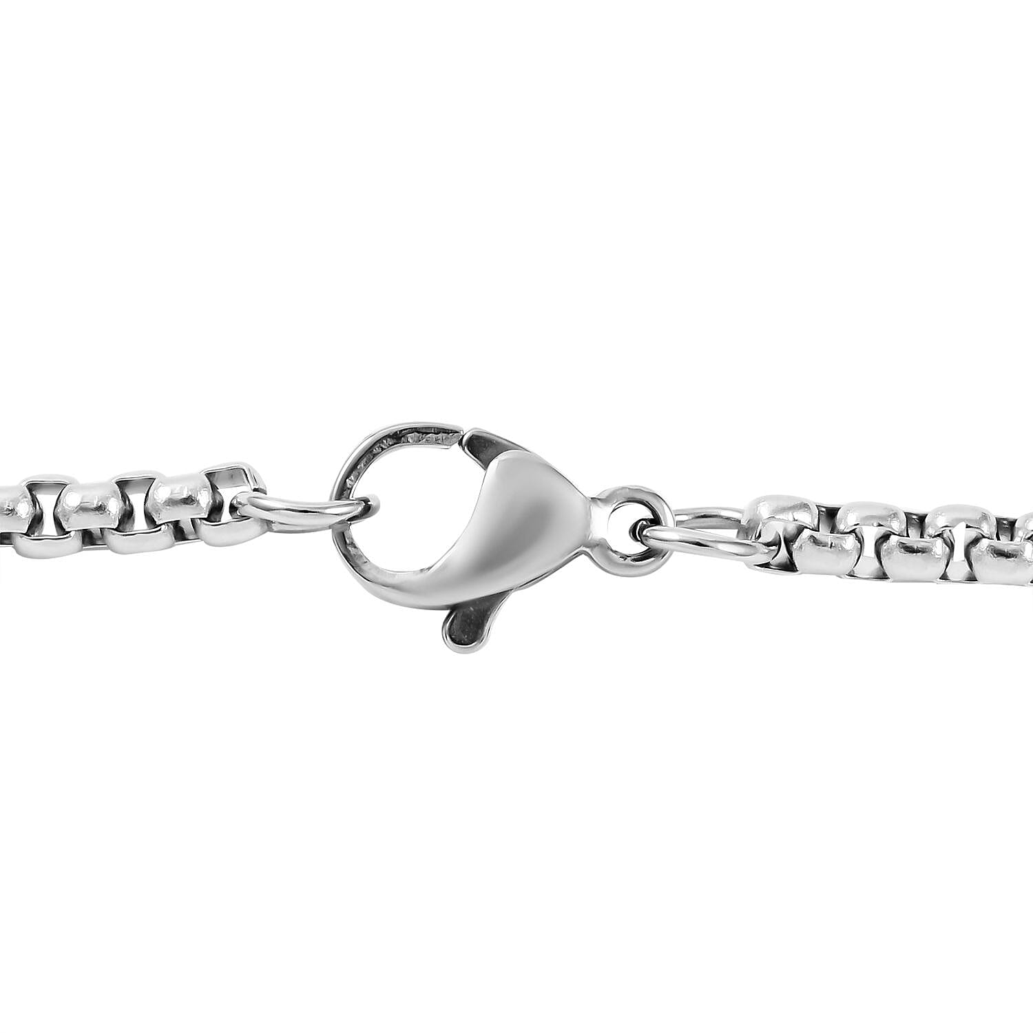 Prayer Pendant Necklace 24 Inches in Stainless Steel 25.50 Grams