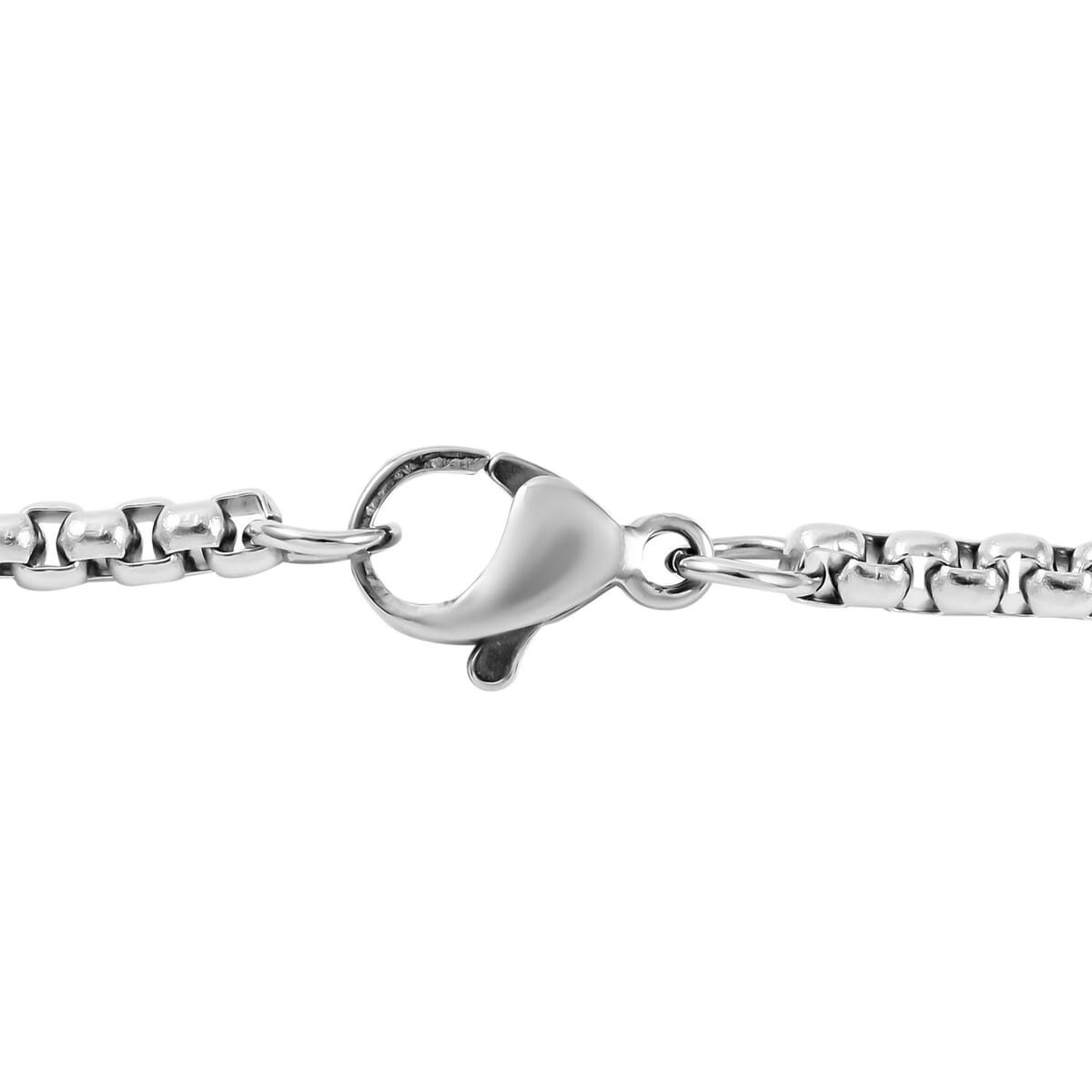 Prayer Pendant Necklace 24 Inches in Stainless Steel 25.50 Grams image number 4