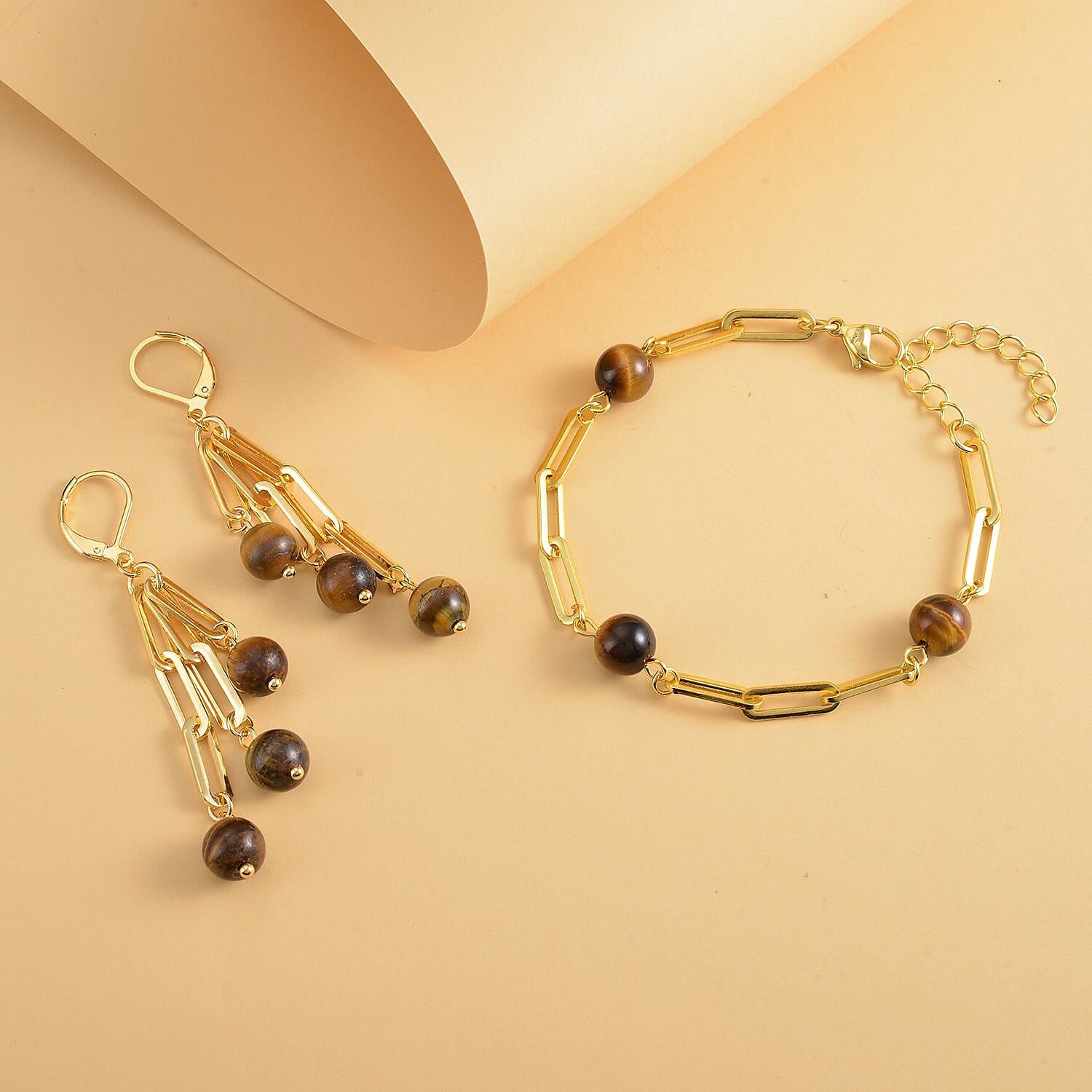 South African Yellow Tigers Eye - Product card gallery slide 2 (9431446585599)