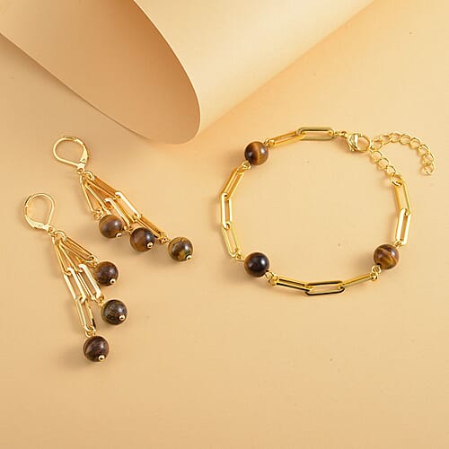 South African Yellow Tigers Eye - Product card gallery slide 2 (9431446585599)