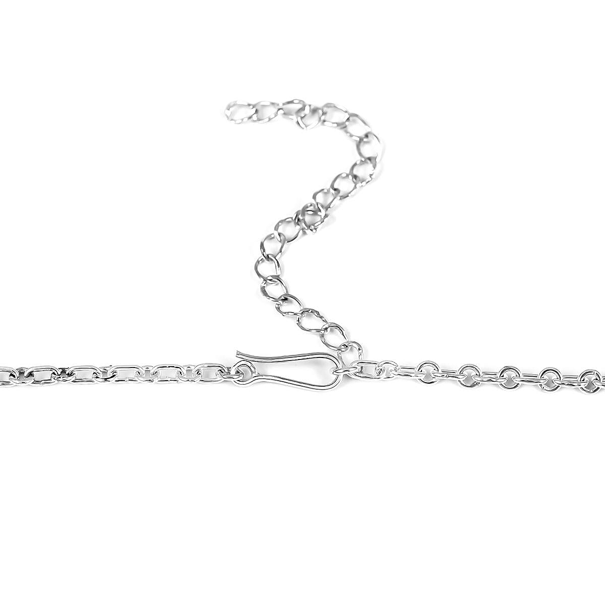 Santa Fe Style Coral Dangle Earrings and Statement Necklace 20 Inches in Sterling Silver image number 4