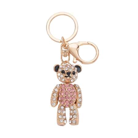 Buy Set of 3 Multi Color Austrian Crystal, Enameled Frog, Teddy Bear,  Giraffe Keychain in Goldtone, Cute Keychains, Key Holders, Key Rings, Cool  Keychains at