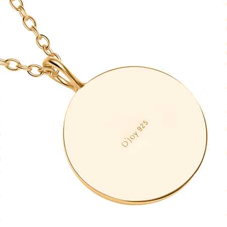 Rainbow Sign Jewelry Gift Set Pendant Necklace 16-18 Inches in 14K Yellow Gold Over Sterling Silver 4.15 Grams image number 5
