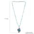 Artisan Crafted Peruvian Opalina and Multi Gemstone Pendant with Beaded Necklace 20 Inches in Sterling Silver 80.10 ctw image number 5