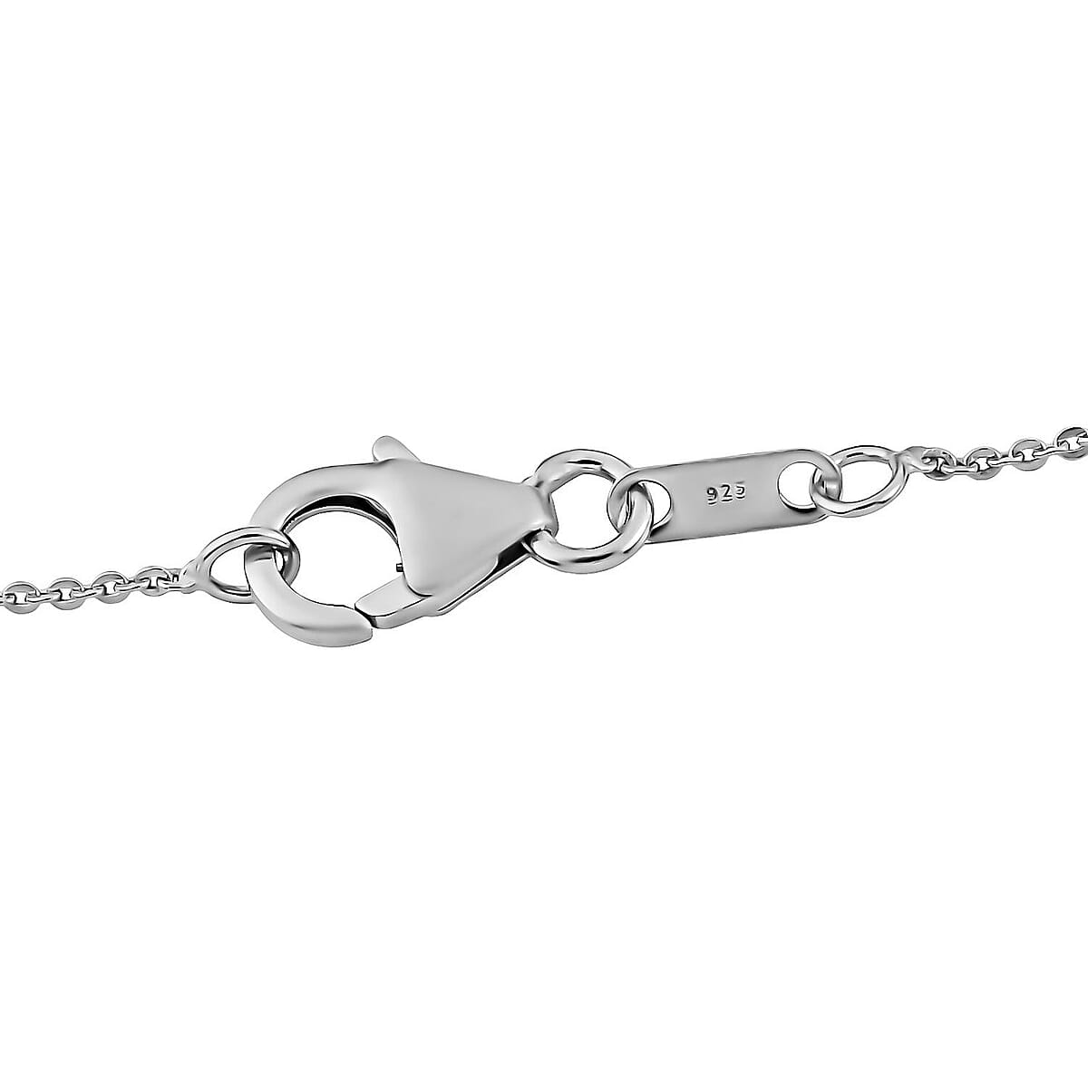 Sleeping Beauty Turquoise and Diamond Pendant Necklace 20 Inches in Platinum Over Sterling Silver 5.20 ctw image number 5