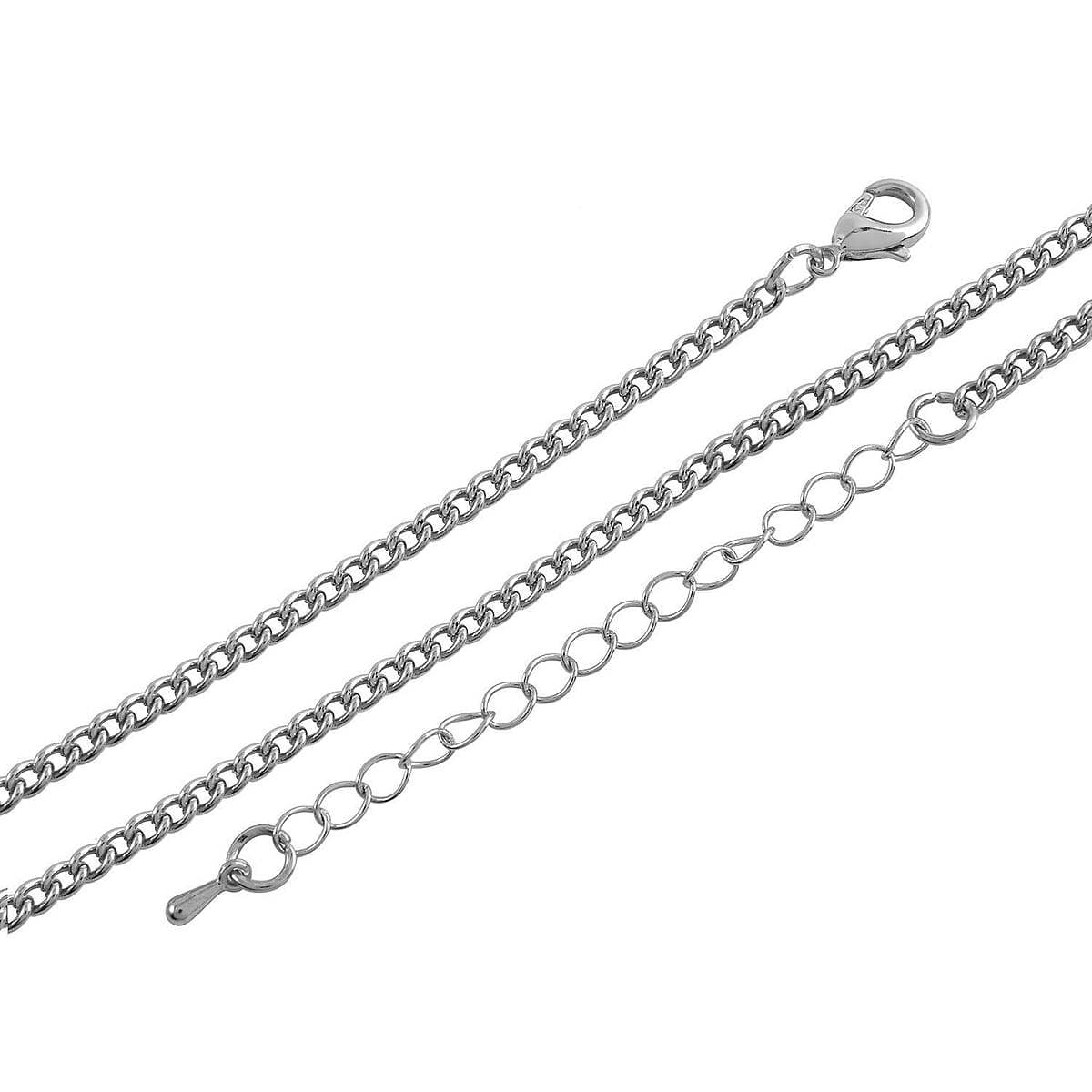 Black and White Mystic Austrian Crystal Swan Brooch or Pendant Necklace 24 Inches in Silvertone image number 6