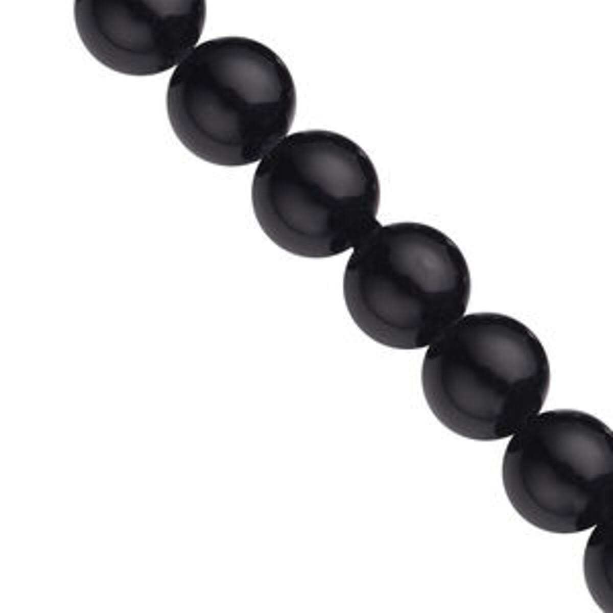 Black Obsidian 104.00 ctw Set Earrings, Bracelet (7.50 In) and Necklace (18-20 Inches) in Stainless Steel image number 3