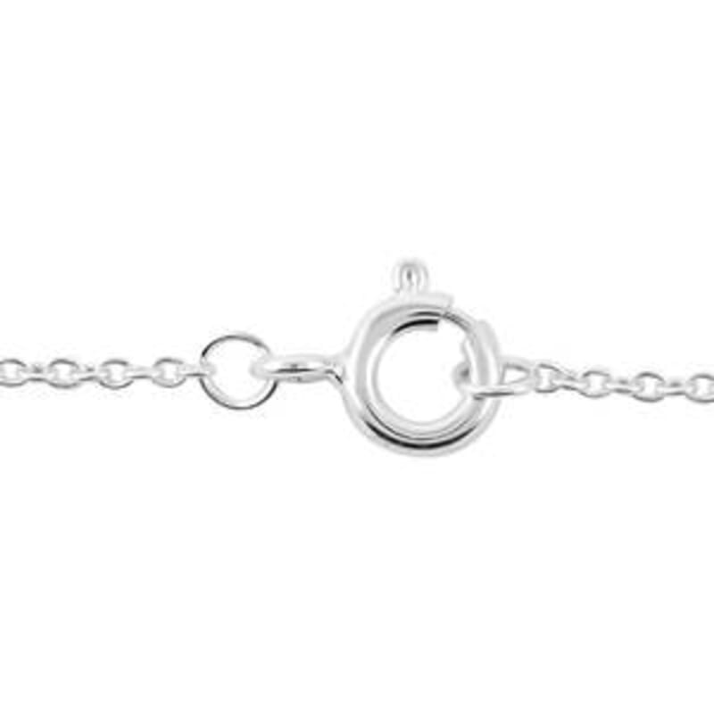 Mozambique Garnet 0.50 ctw Pendant Necklace (18 Inches) in Rhodium Over Sterling Silver