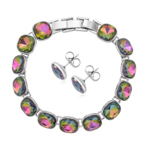 Buy Magic Color Glass Bracelet in Goldtone (6.50-7.0In) at ShopLC.