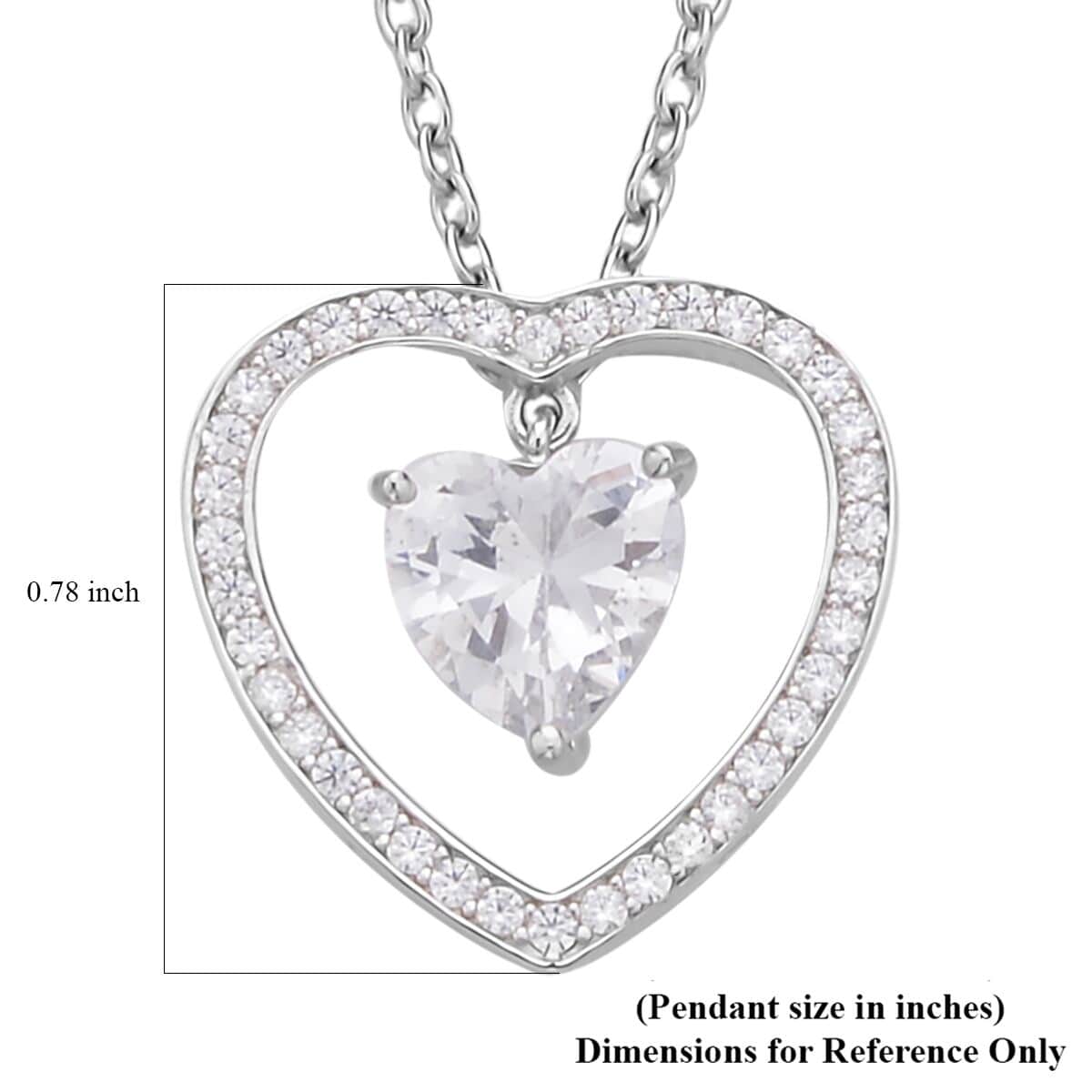 18kt white gold diamond Vortex pendant necklace