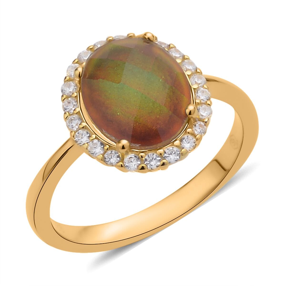Buy Mood Ring and Pendant Set Color Change Crystal Simulated