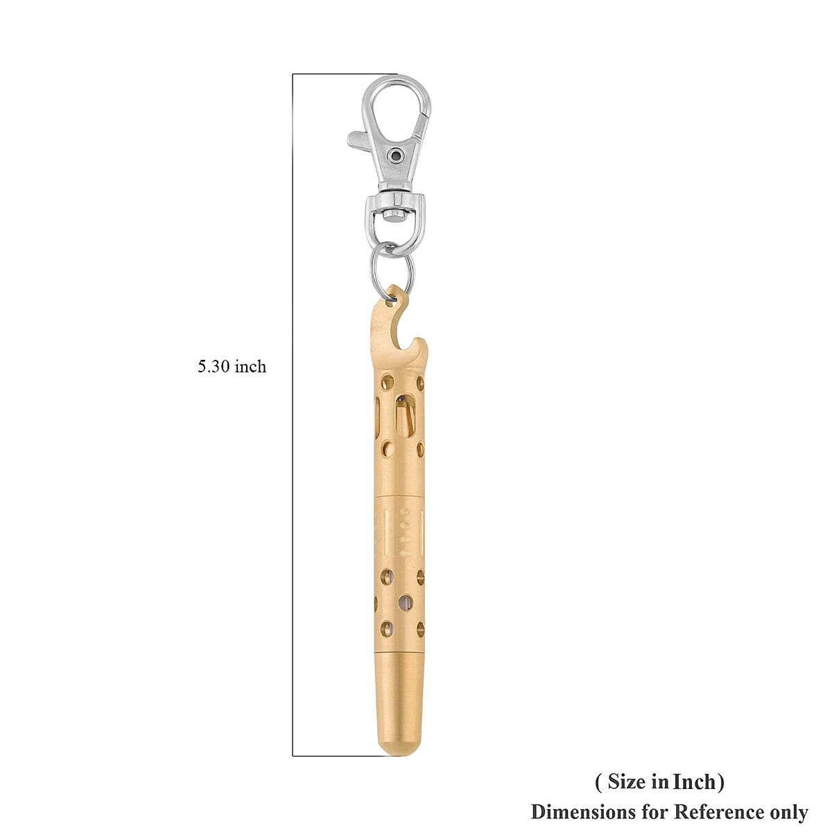 Multi-function Key Chain Pendant Necklace (30-32 Inches) in Stainless Steel , Tarnish-Free, Waterproof, Sweat Proof Jewelry image number 7