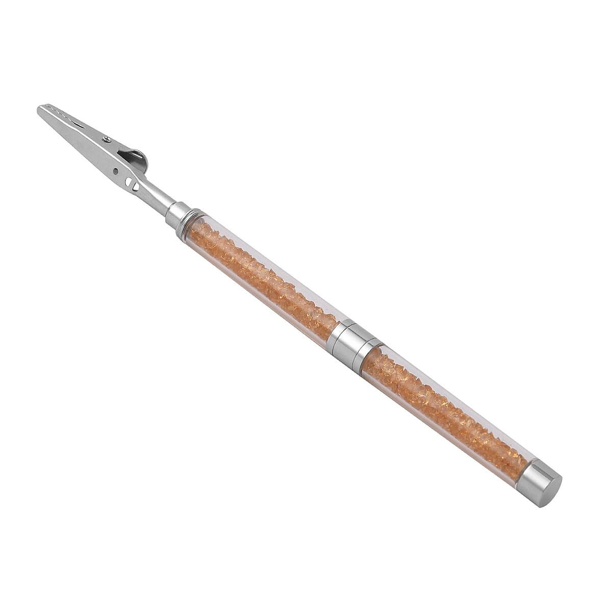 Doorbuster Yellow Color Austrian Crystal Tennis Bracelet (7.50In) and Bracelet Helper in Silvertone image number 4