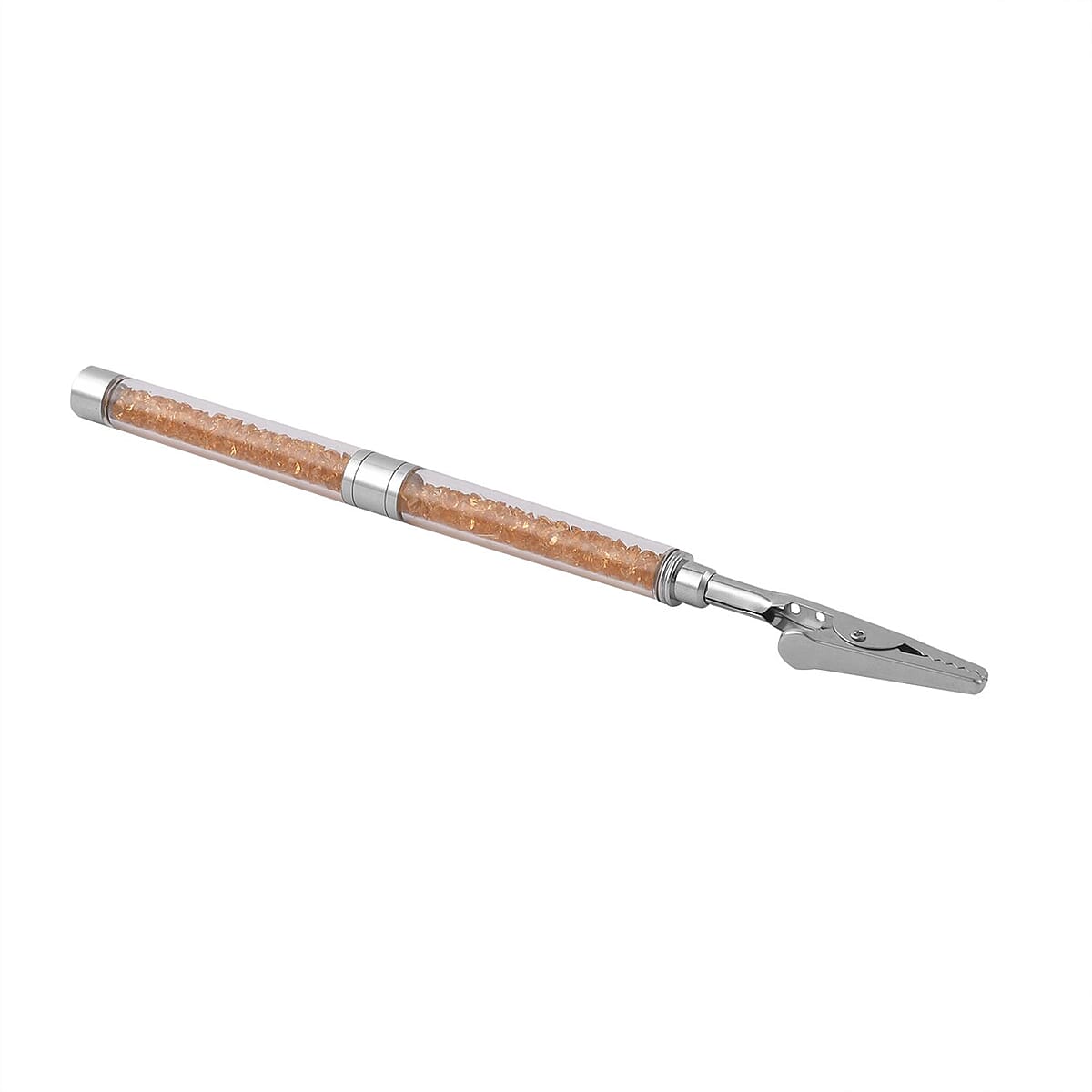 Doorbuster Yellow Color Austrian Crystal Tennis Bracelet (7.50In) and Bracelet Helper in Silvertone image number 5