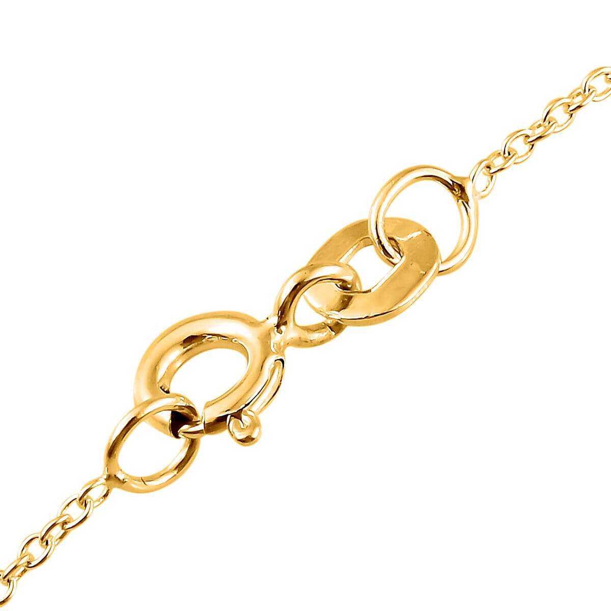 Pink and Green Enameled Aries Zodiac Birth Honeysuckle Pendant Necklace,Statement Jewlery,Gift For Women (16-18 Inches) in 14K YG Over Sterling Silver image number 7