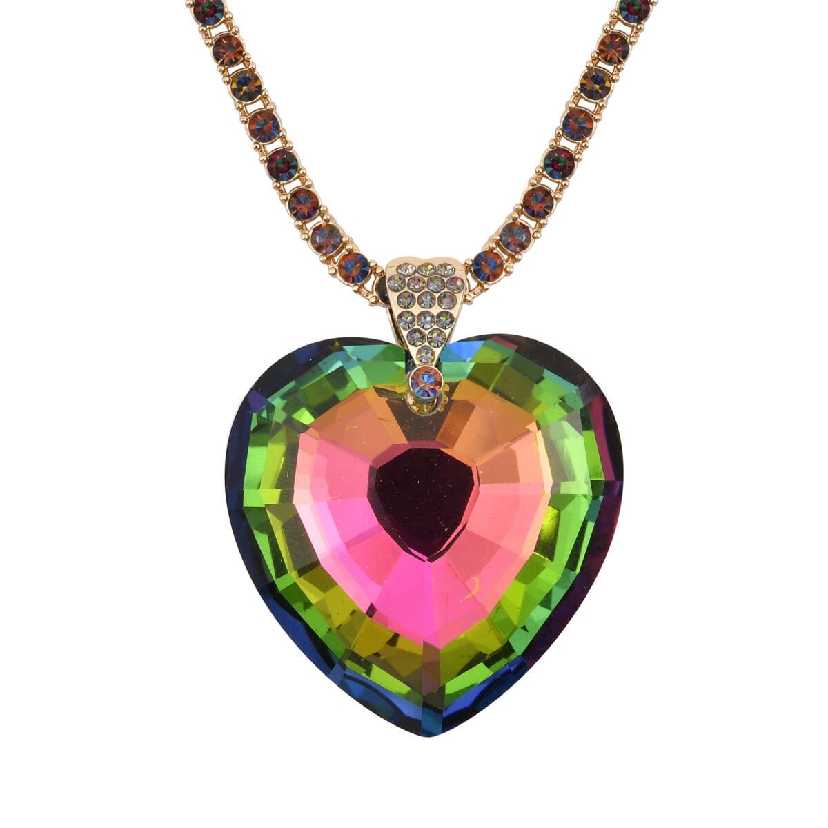 Multicolor Austria Crystal Hearts Multicolor Austria Crystal Hearts