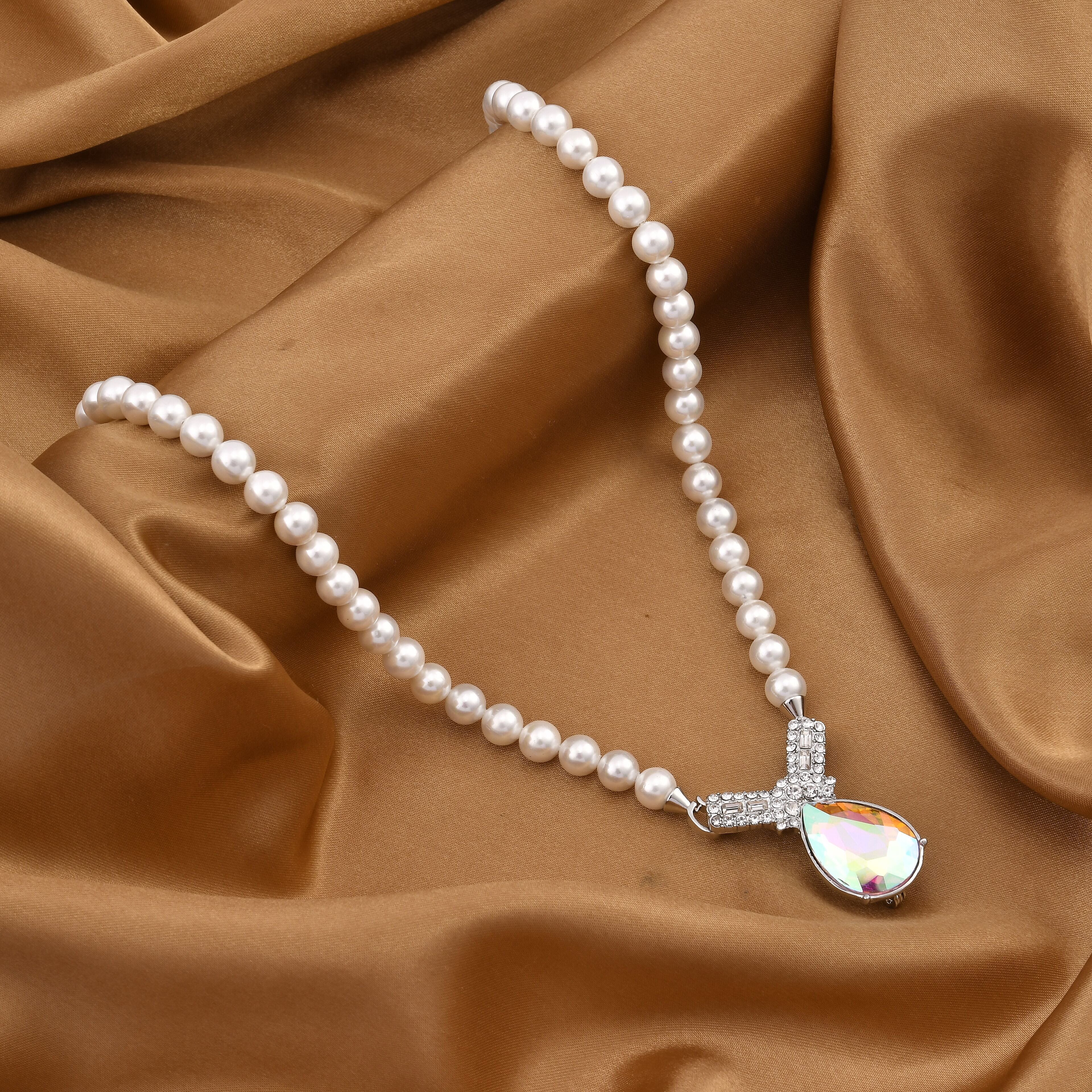 Buy White Mystic Color Glass, Austrian Crystal and White