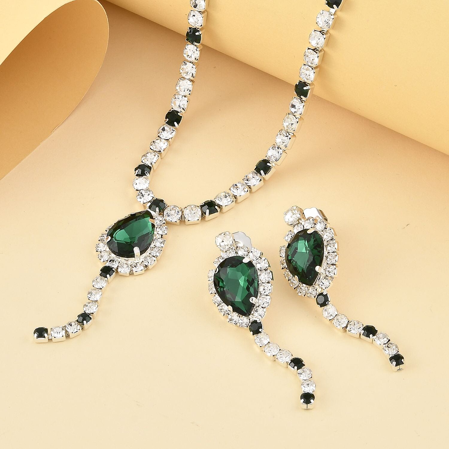 Green Austrian Crystal - Product card gallery slide 2 (9431646896383)