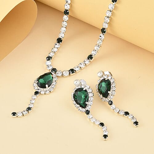 Green Austrian Crystal - Product card gallery slide 2 (9431646896383)
