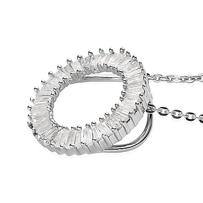 Diamond Circle Pendant Necklace