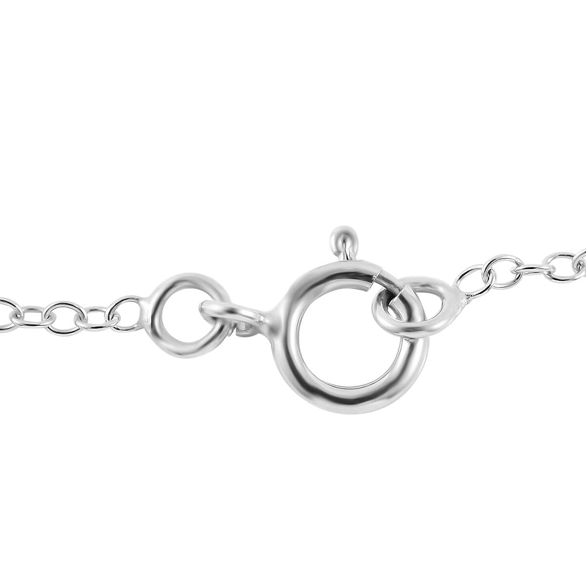 Tanzanian Blue Spinel (DF) Floral Pendant Necklace 18 Inches in Platinum Over Sterling Silver 1.60 ctw