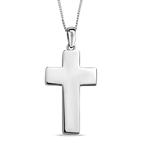Mosaic Opal 2.50 ctw Pendant Necklace (18 Inches) in Rhodium Over Sterling Silver