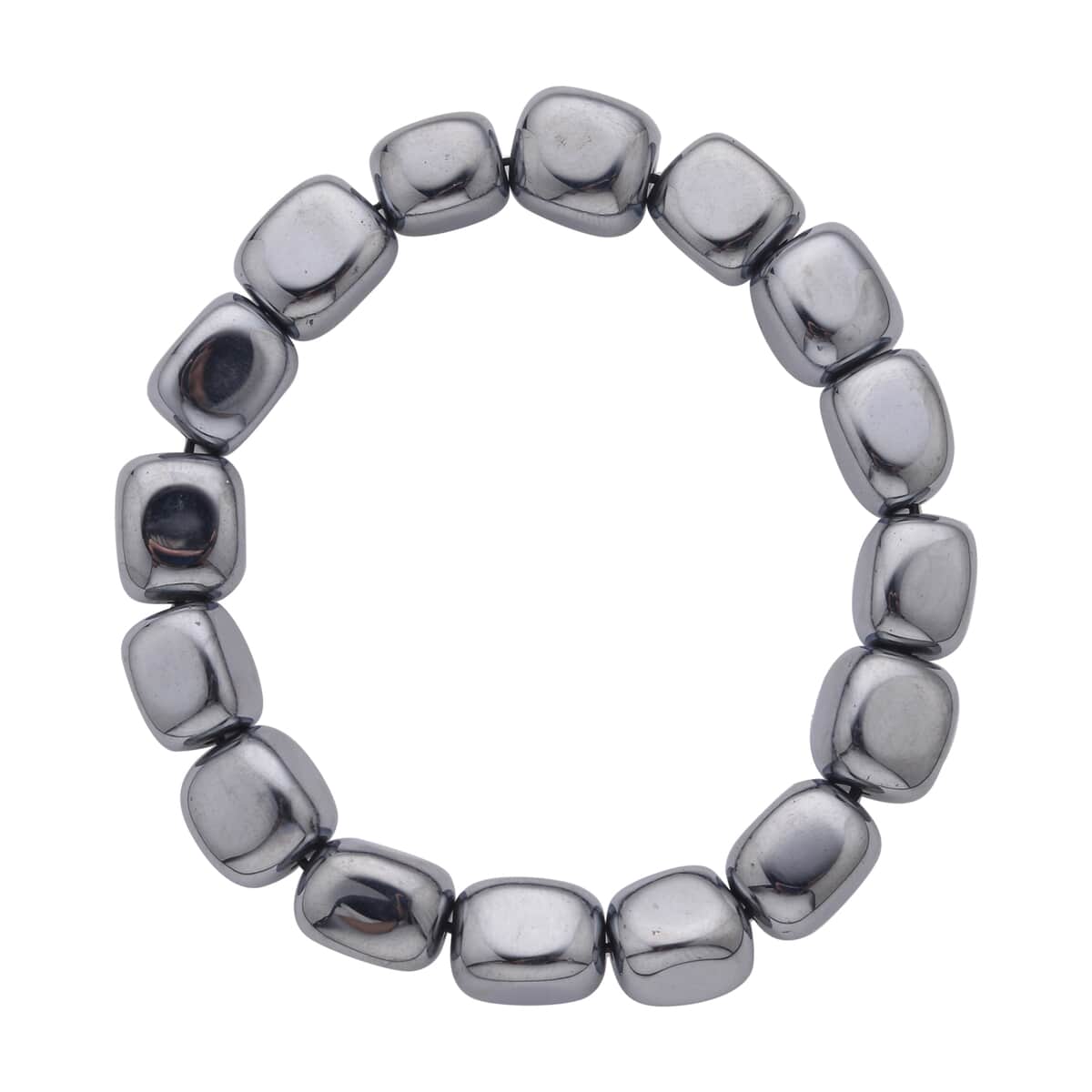 Terahertz 488.50 ctw Fancy Beaded Stretch Bracelet and Necklace 18-20 Inches in Rhodium Over Sterling Silver image number 7