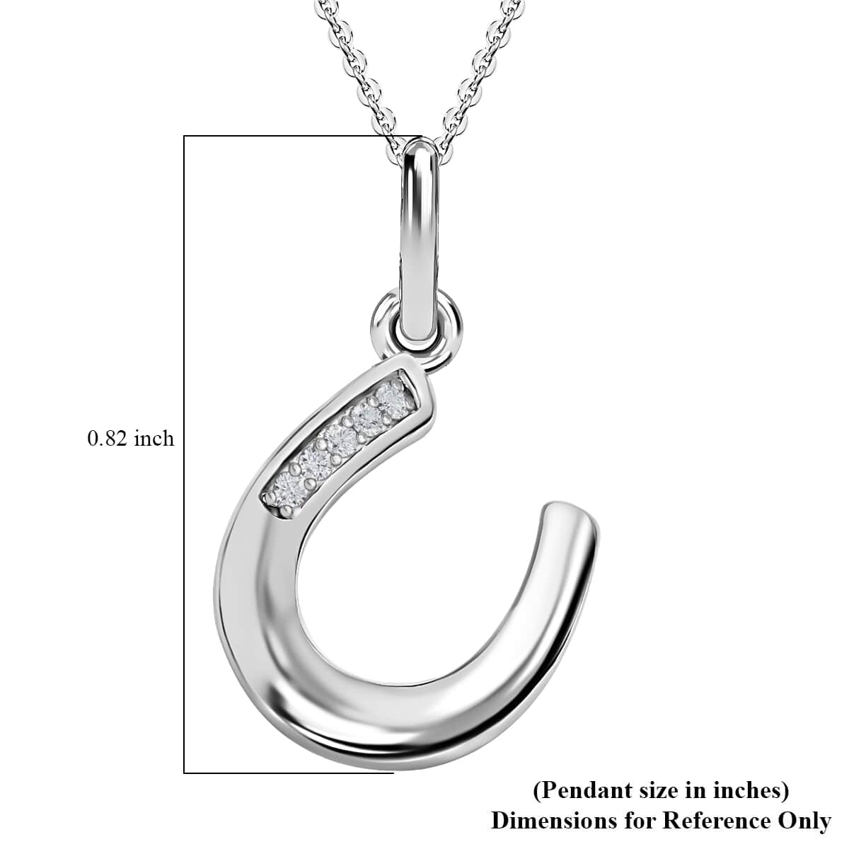 Natural White Zircon Pendant Necklace 20 Inches in Platinum Over Sterling Silver image number 6