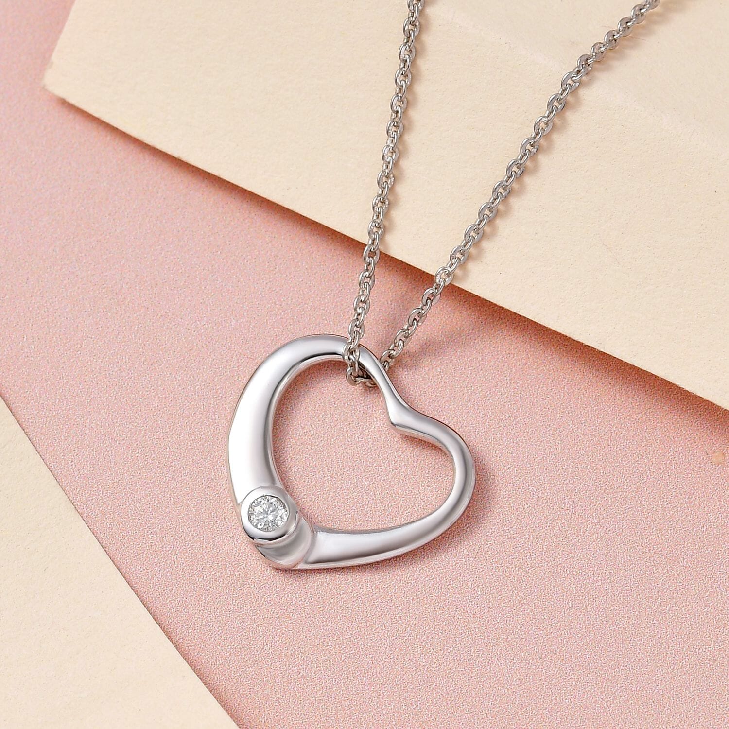 Bubble heart store pendant