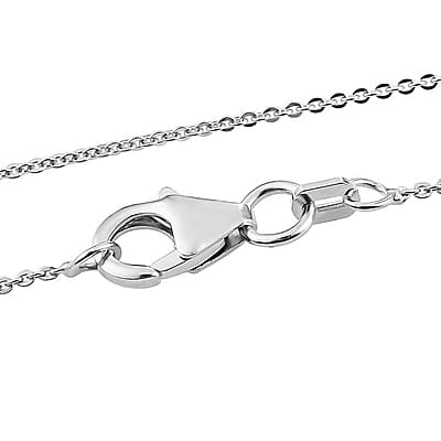 Moissanite 0.05 ctw Bubble Heart Pendant Necklace , Moissanite Heart Pendant Necklace , Platinum Over Sterling Silver Pendant Necklace , 20 inches Pendant Necklace