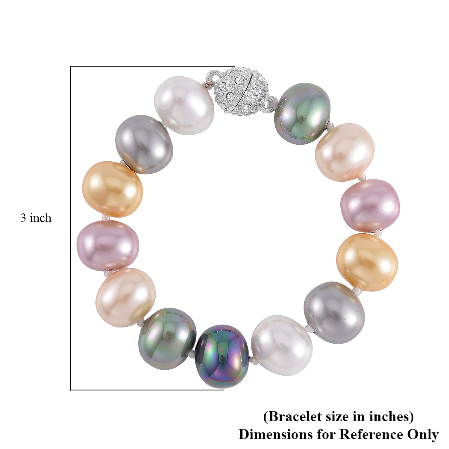 Multi Color Shell Pearl - Product card gallery slide 4 (9431653646591)