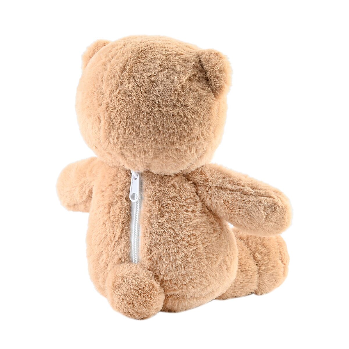 14K Yellow Gold 20X3mm Diamond-Cut Hoop Earrings with Teddy Bear Packaging image number 4