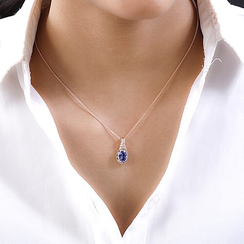 Tanzanite & Champgne Diamond - Product card gallery slide 3 (9431642898687)