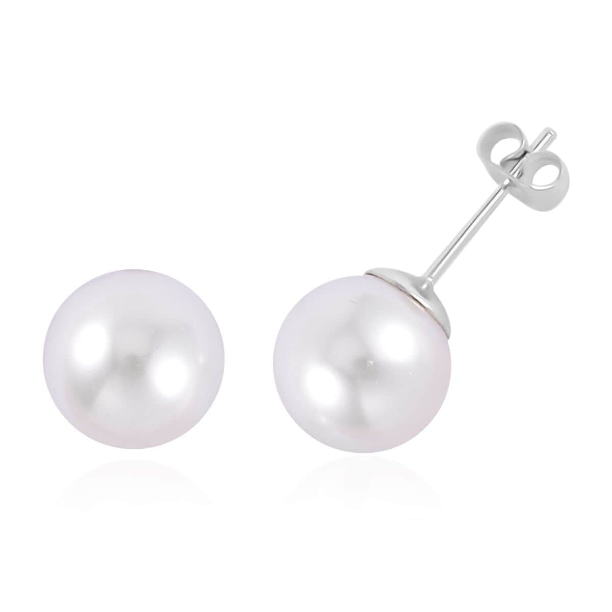 Set Box - White Shell Pearl 3 Earrings, 3 Necklaces (16,18,20In), 1 Bracelet, 3 Charms and 1 Magnetic Extender Chain in Stainless Steel image number 8