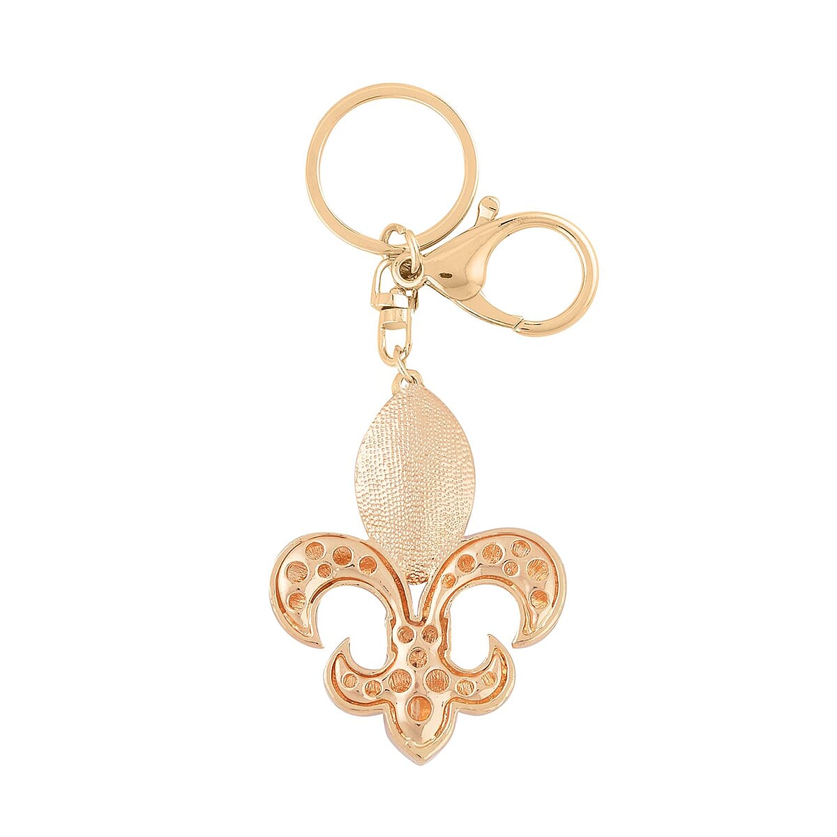 Set of 3 Multi Color Austrian Crystal, Resin, Enameled Marquise, Elephant, and Butterfly Keychain in Goldtone, Cute Keychains, Key Holders, Key Rings, Cool Keychains image number 5