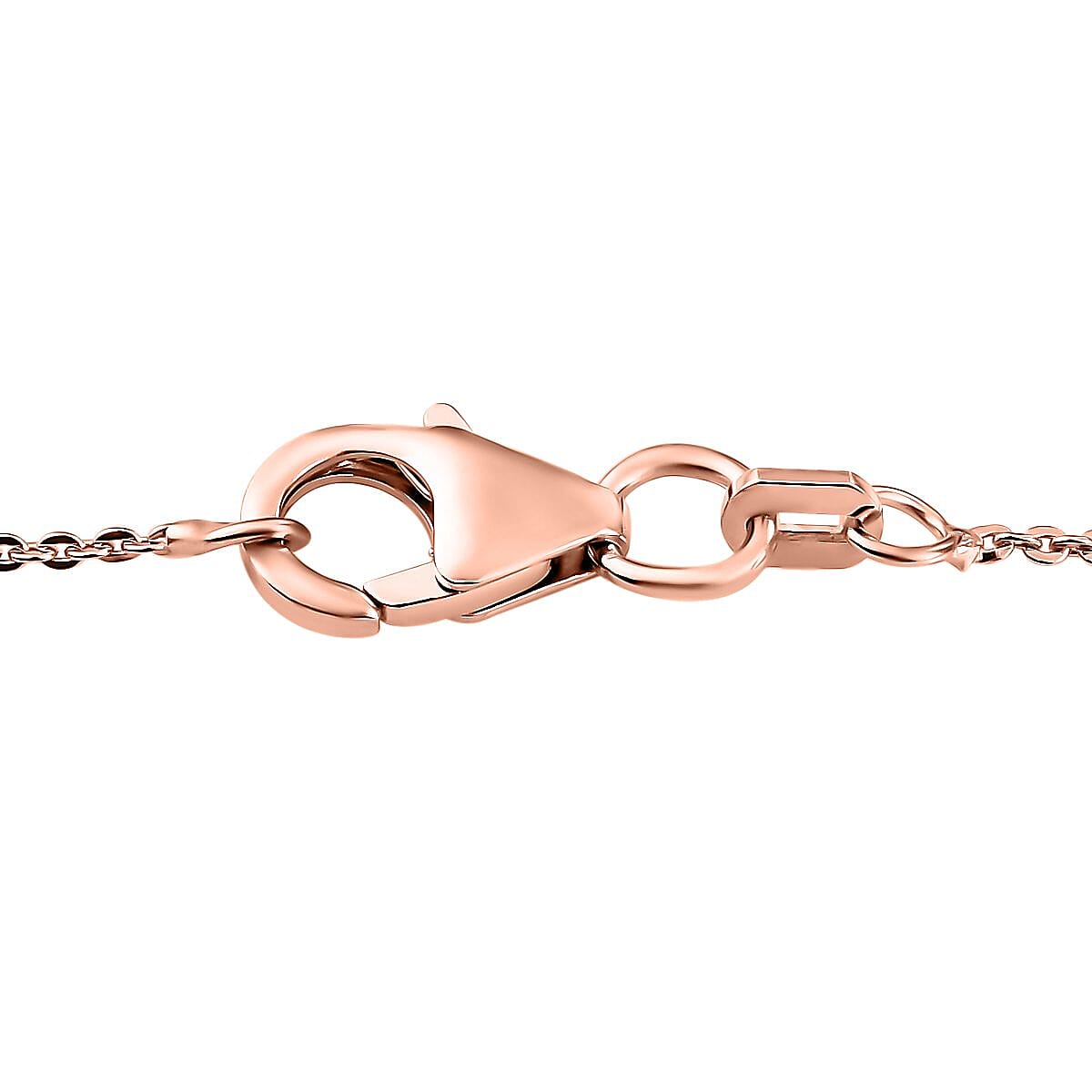 Madagascar Purple Sapphire Cross Pendant Necklace 20 Inches in Vermeil Rose Gold Over Sterling Silver 0.35 ctw image number 5