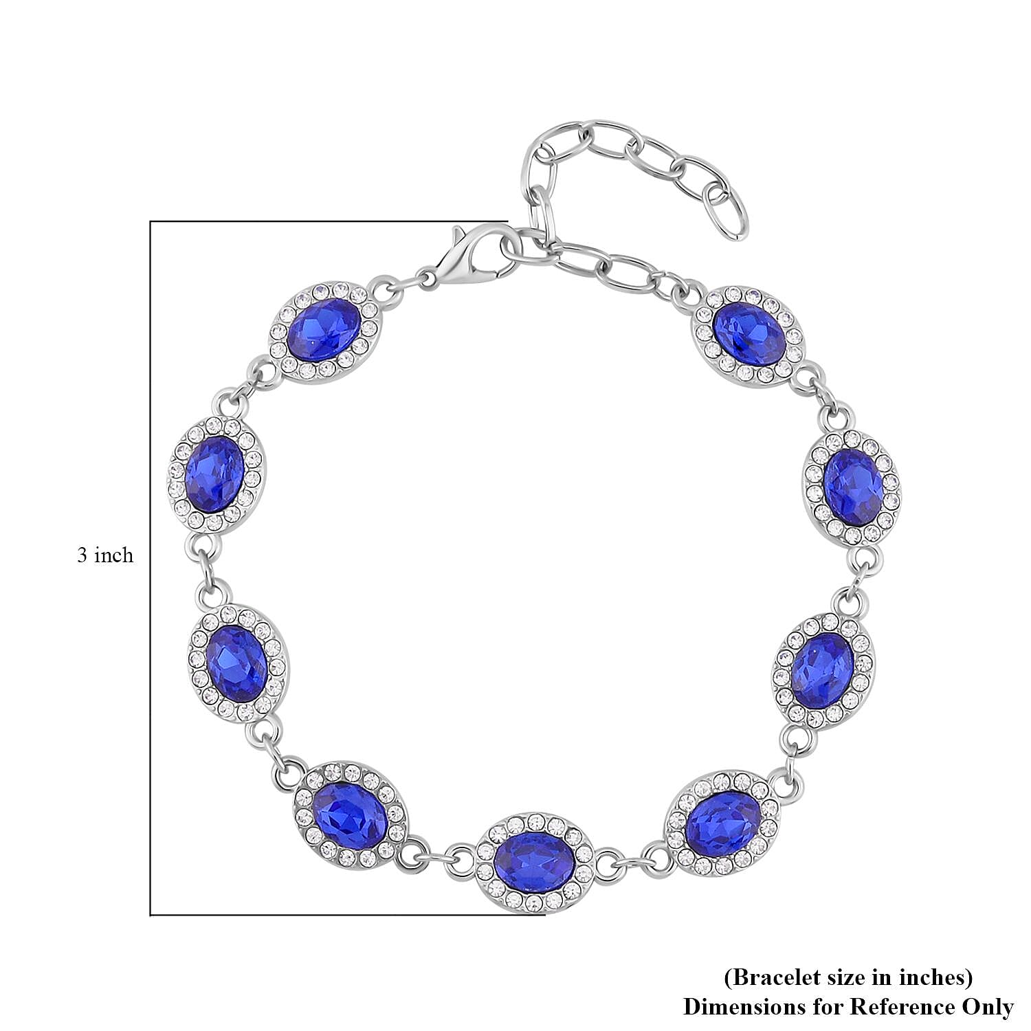 Simulated Blue Sapphire - Product card gallery slide 4 (9431548133631)