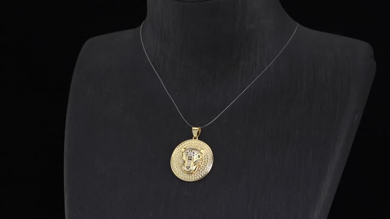 Simulated Multi Color Diamond, Enameled Set of 2 Star & Crescent Moon Pendant in Goldtone 0.70 ctw