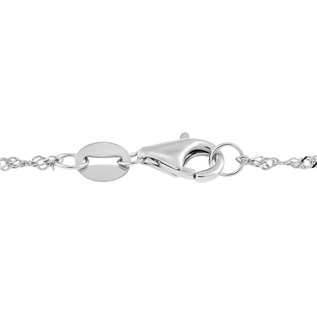 Simulated Green Diamond Earrings and Pendant Necklace 18 Inches in Rhodium Over Sterling Silver 13.35 ctw image number 6