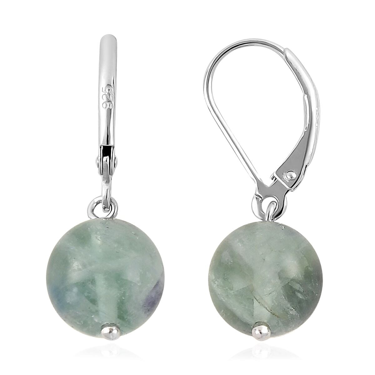 Multi Fluorite Beaded Earrings, Stretch Bracelet and Necklace 18-20 Inches in Sterling Silver 551.50 ctw image number 6