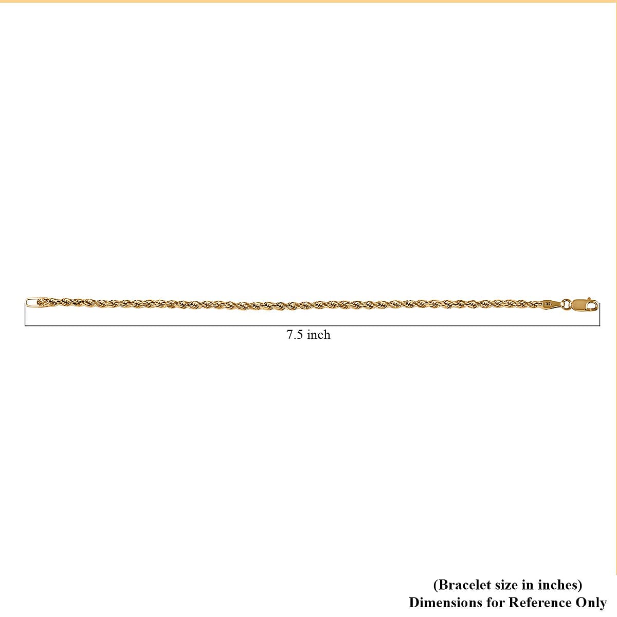 10K Yellow Gold Rope Chain Bracelet (7.50In) and Necklace 24 Inches 10 Grams image number 5