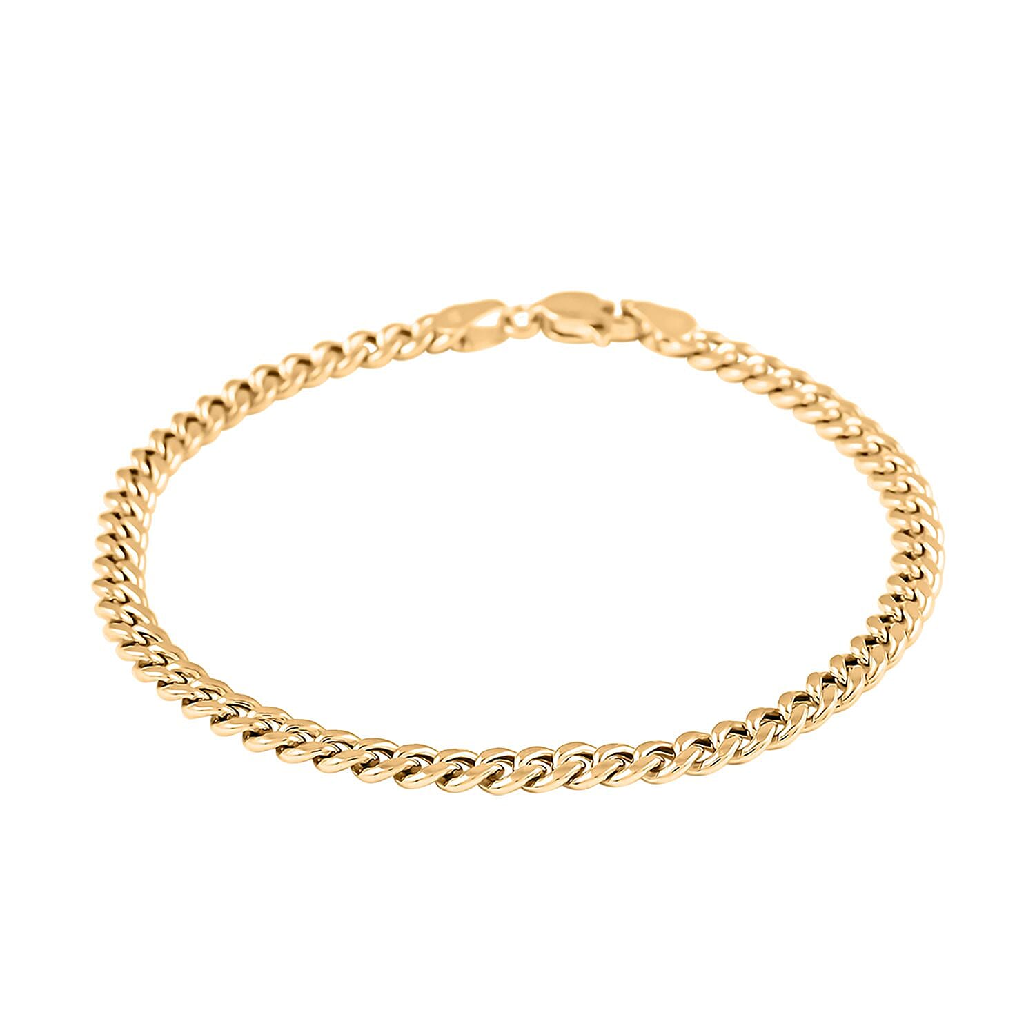 10K Yellow Gold 3.75 mm Miami Cuban Chain Bracelet (8.0In) and Necklace 20 Inches 9.50 Grams