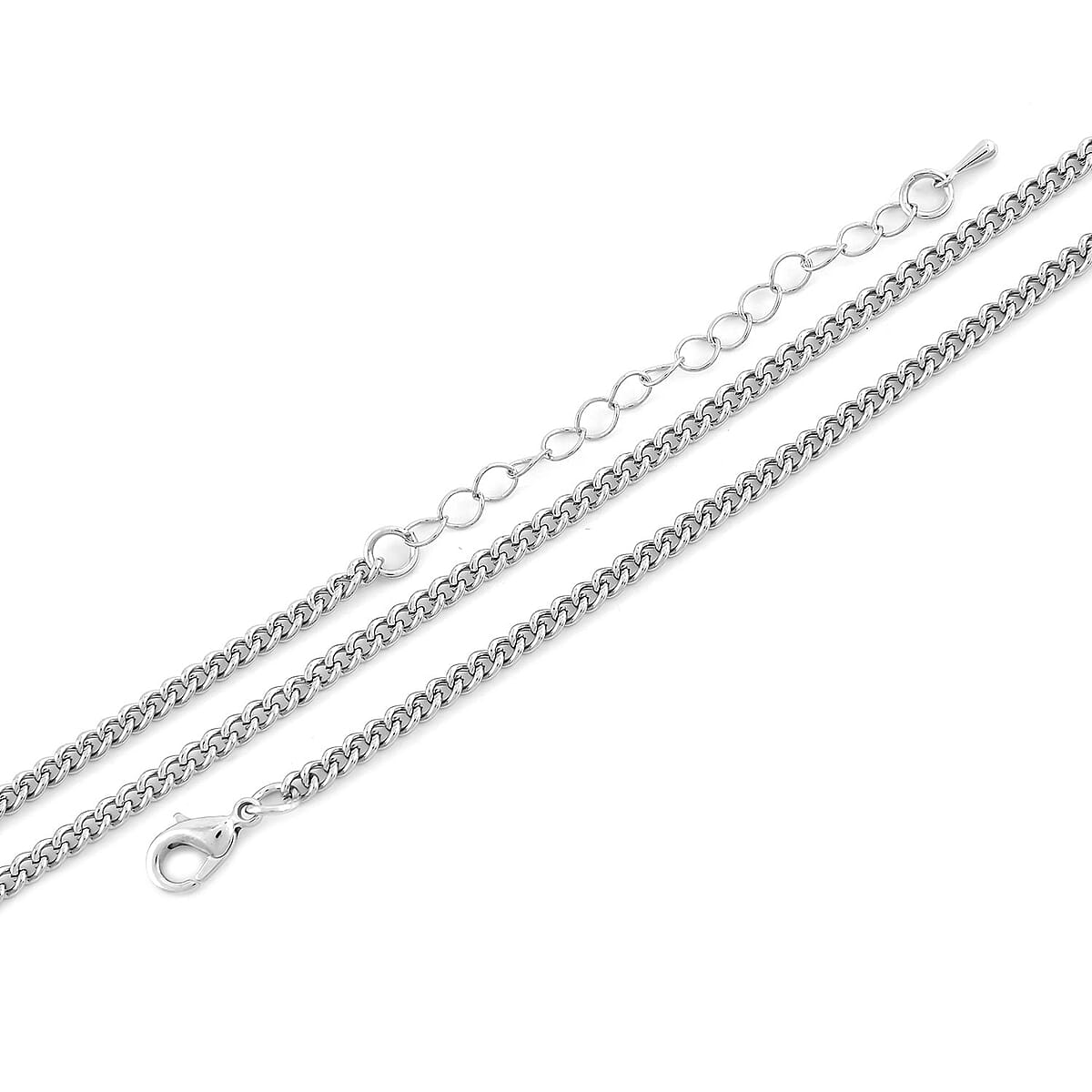 White, Red and Black Austrian Crystal Rabbit Brooch or Pendant Necklace 29-31 Inches in Silvertone image number 6