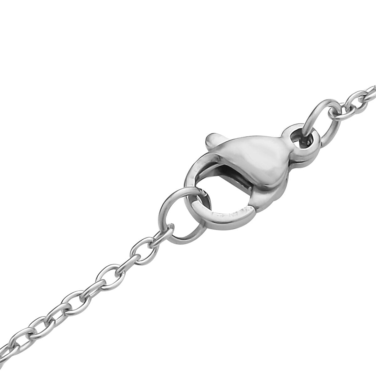 Purple Shell Pearl Pendant in Rhodium Over Sterling Silver with Stainless Steel Necklace 20 Inches image number 5