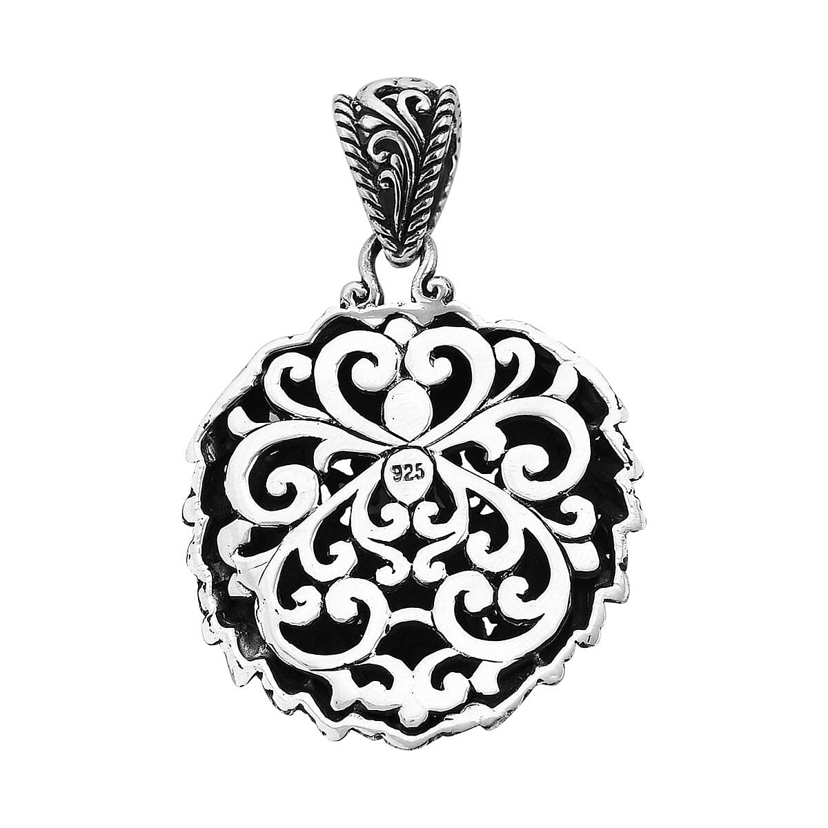 Bali Legacy Sterling Silver Lion Ring (Size 5), Pendant and Earrings 22.55 Grams image number 3